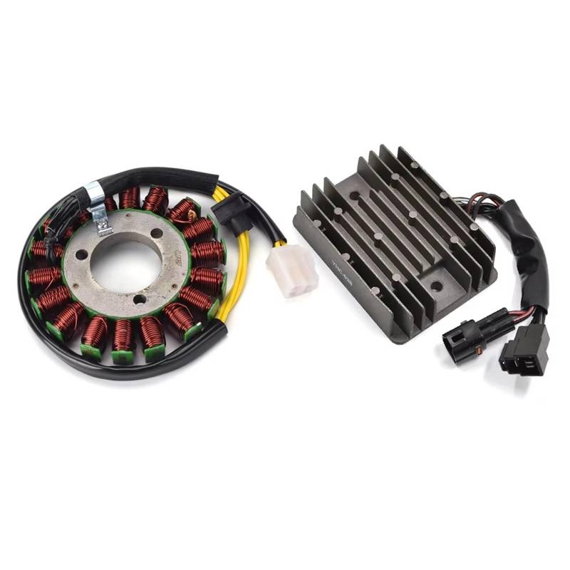 YAQEMOE Regler Gleichrichter Kompatibel Mit Suzuki Für GSX-R600 Für GSXR750 2006-2016 Regler Gleichrichter Magneto Stator Coil Generator Motorrad Zubehör von YAQEMOE