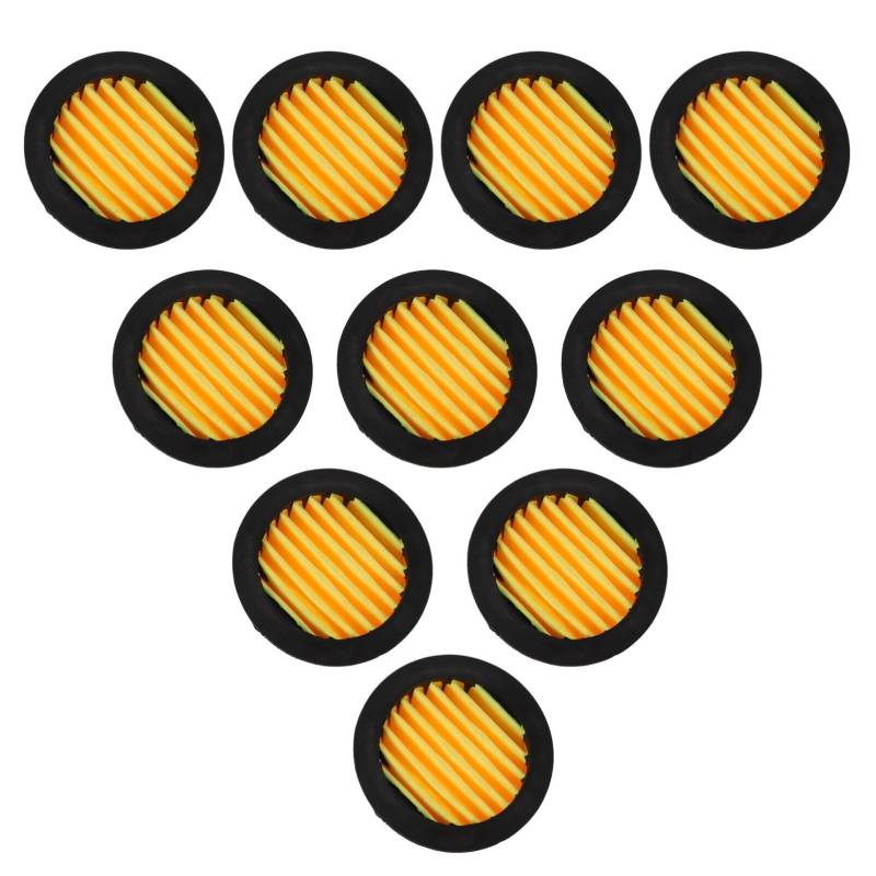 YARNOW 10 Stücke Filter Element Zubehör Für Squenchers Metallsieb Ersatz Luftfilter Schwamm Luftkompressor Filter Kompressor Luftfilter Gummi von YARNOW