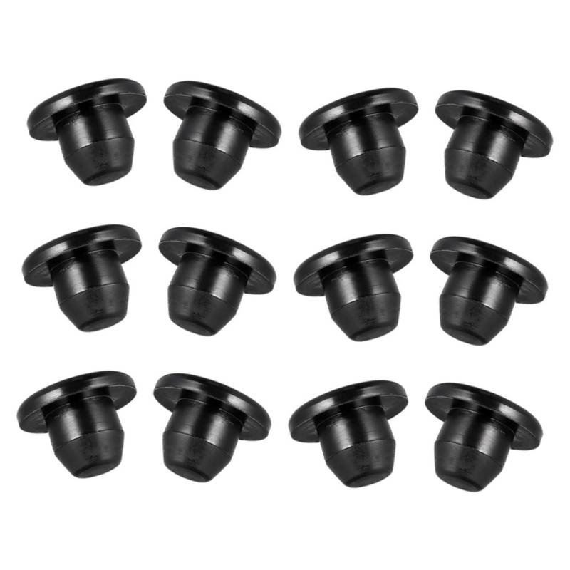 YARNOW 12 Stück Jack Gummi -Stecker Ölversiegelung Ölstopfengummi Bodenklinkenstecker Ölstopfen des Wagenhebers Bodenheber-Füllstopfen Ölstopfen aus Gummi Black von YARNOW
