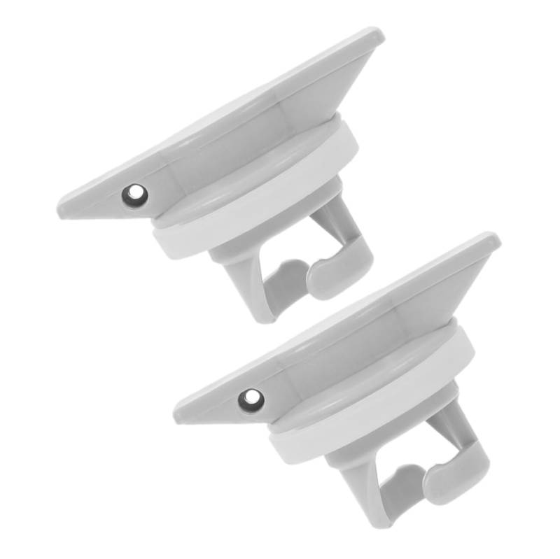 YARNOW 2 Stück Gummi -Boot -Luftventilabdeckung Bootszubehör Kajakzubehör Kajak Stecker Luftventil für Boote Strukturventile Stopfen für Kanuablauflöcher PVC Weiß von YARNOW