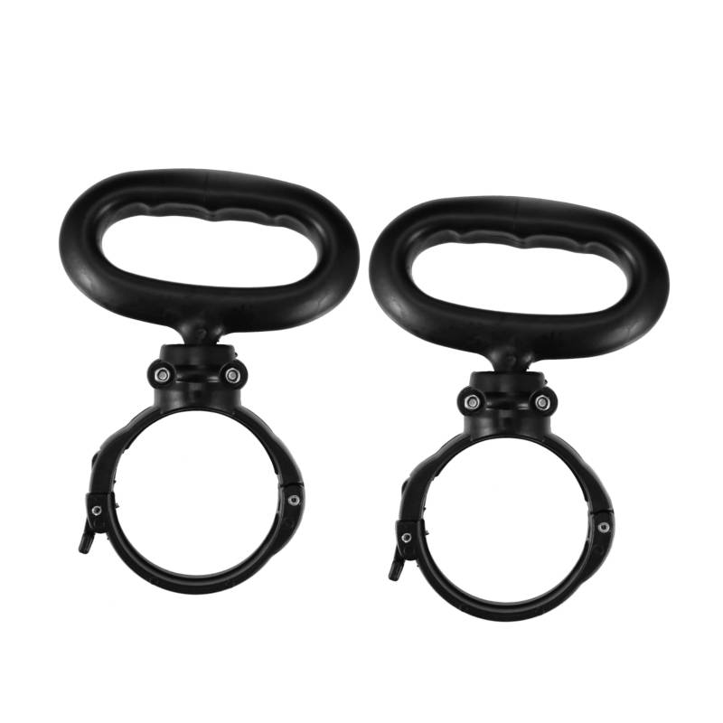 YARNOW 2 Stück Kunststoffgriff Rollergriff Ersatz Erwachsene Bar handhaben scooter grips scooter zubehör Smart Hover Grip Support Handle PVC Handle gesichtsroller Plastik PVC -Griff Black von YARNOW