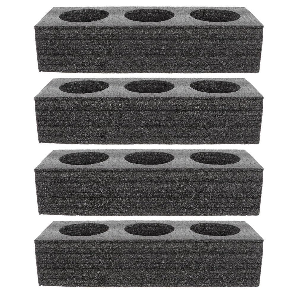 YARNOW 4 Stück Schaumglashalter Getränketräger Für Kaffeetassen Zum Mitnehmen Für Camping Wohnwagen Wohnmobile Boote – Platz Für 3 Tassen YARNOW 4 Stück Schaumglashalter Getränketräger Für Kaffeetassen Zum Mitnehmen Für Camping Wohnwagen Wohnmobile Boote – Platz Für 3 Tassen von YARNOW