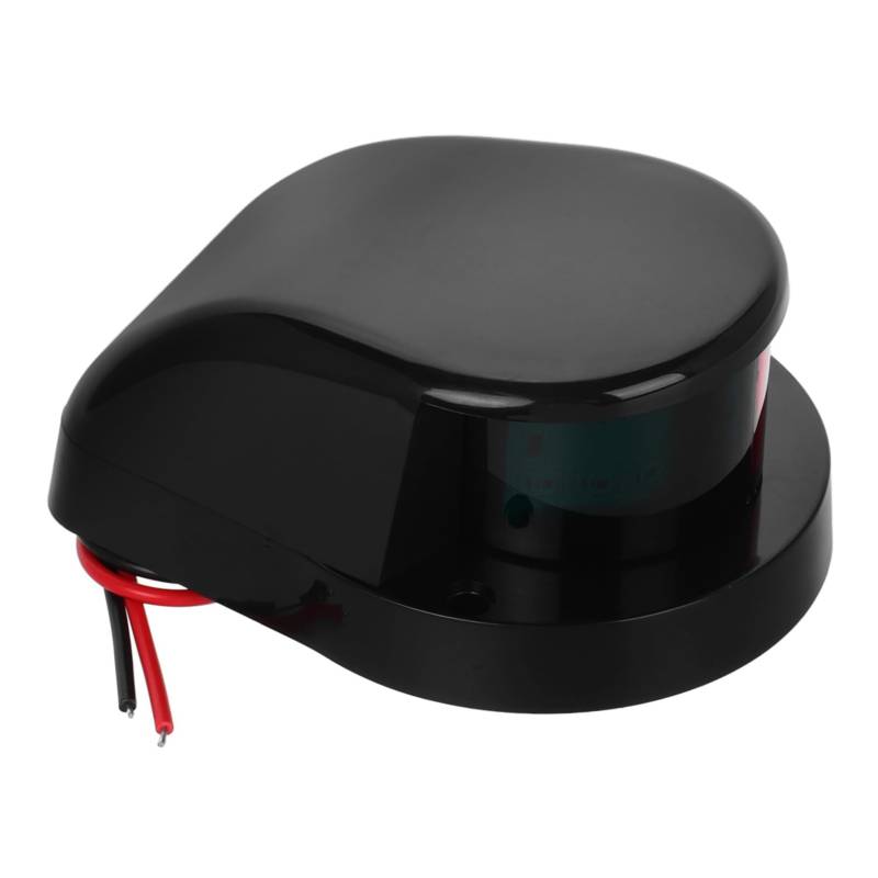 YARNOW Signallicht Pontonboot Navigationslichter Motorrad Navigationslichter Segelboot Decklicht Bootsnavigationszubehör LED Bootslicht LED Bootsnavigationslampe Schwarzer PC Kunststoff von YARNOW