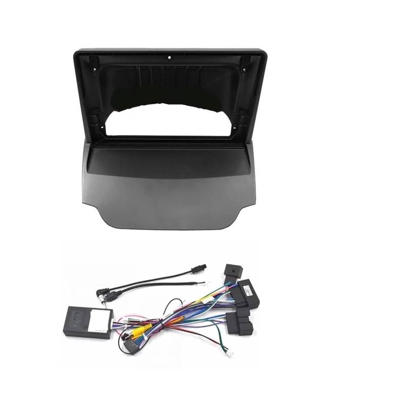 Lanliuhui Store 2 Din 9 Zoll Autoradio-Installation DVD GPS Mp5 ABS PC Kunststoff Fascia Flugzeugrahmen Kompatibel mit Ecosport 2013-2017 Dash Kit(With canbus) von YASTOOLS