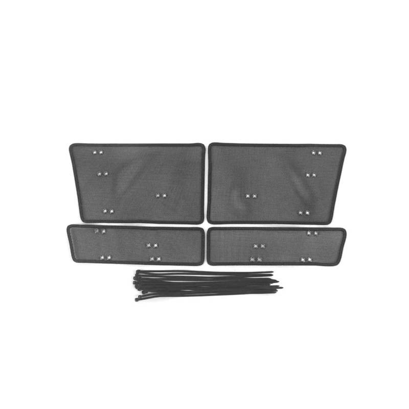 Lanliuhui Store 4 STÜCKE Auto Insektensichere Lufteinlassschutzabdeckung Kompatibel Mit TUCSON NX4 2021-2025 Einsatz Vent Racing Grill Filternetz Zubehör(No Camera) von YASTOOLS