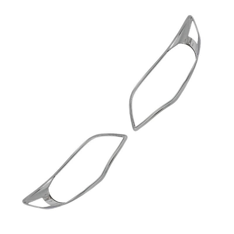 Lanliuhui Store Frontscheinwerfer-Lampenabdeckung, Zubehör, ABS, Auto-Kopf-Frontlicht, Chromrahmen-Aufkleber, kompatibel mit Corolla 2011–2013 von YASTOOLS