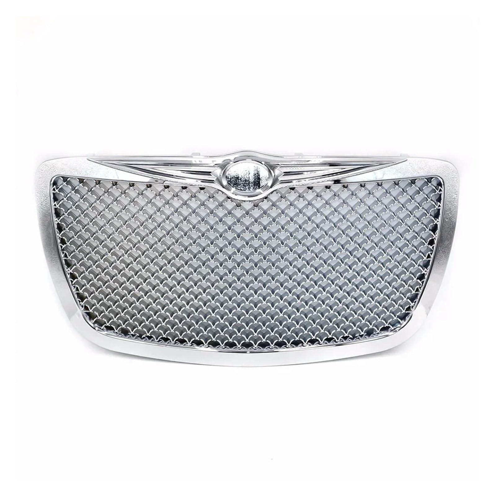 Lanliuhui Store Kompatibel mit 300 300C 2005–2010 Chrom/Schwarz Auto-Frontgrills Mesh Grille Ersatzzubehör(Chrome) von YASTOOLS