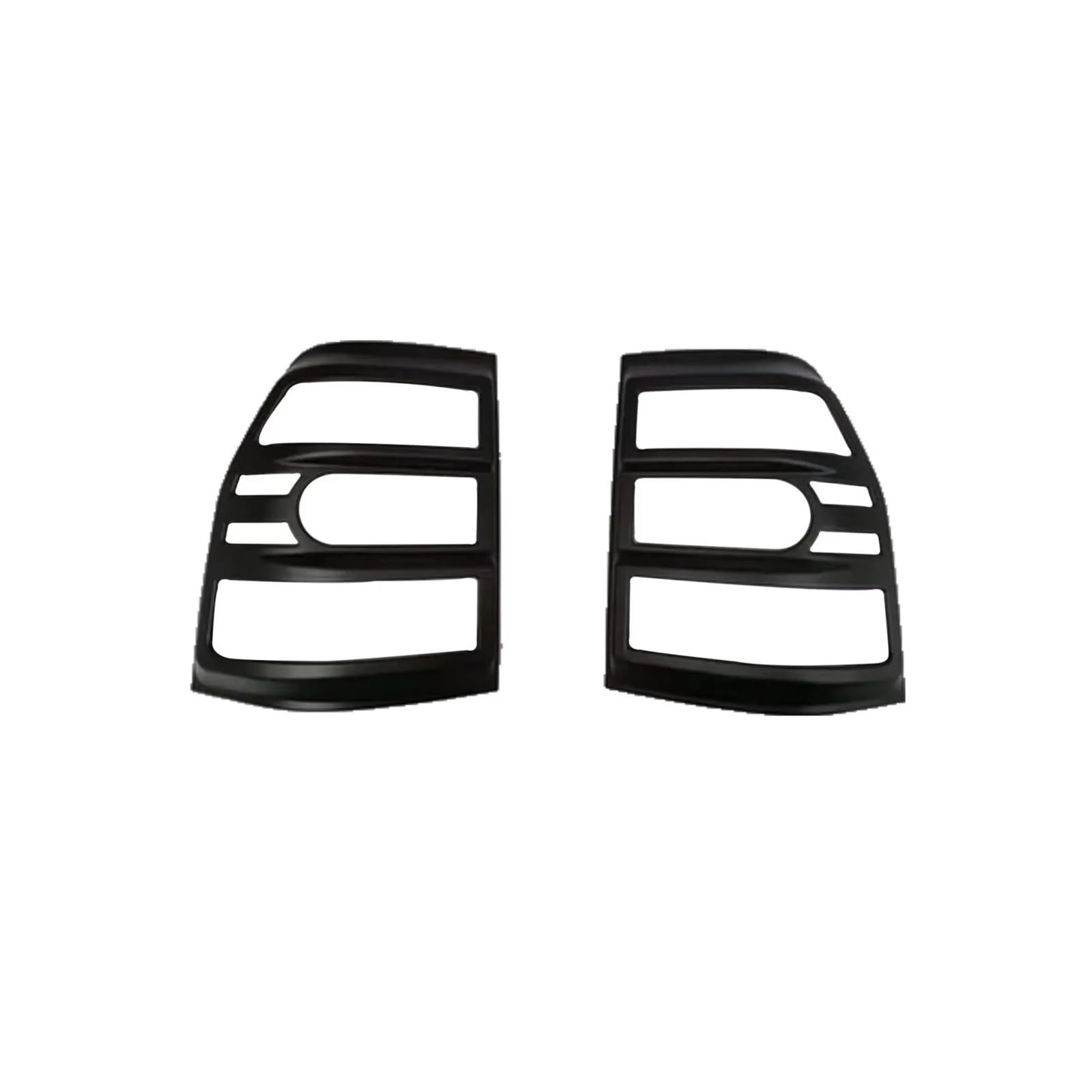 Lanliuhui Store Kompatibel mit Montero V97V93 Kompatibel mit Pajero 4 Modifizierte Rücklichtabdeckung Dekorativer Rahmen Heckscheinwerferrahmen Rücklichtschutzabdeckung(Matte black) von YASTOOLS