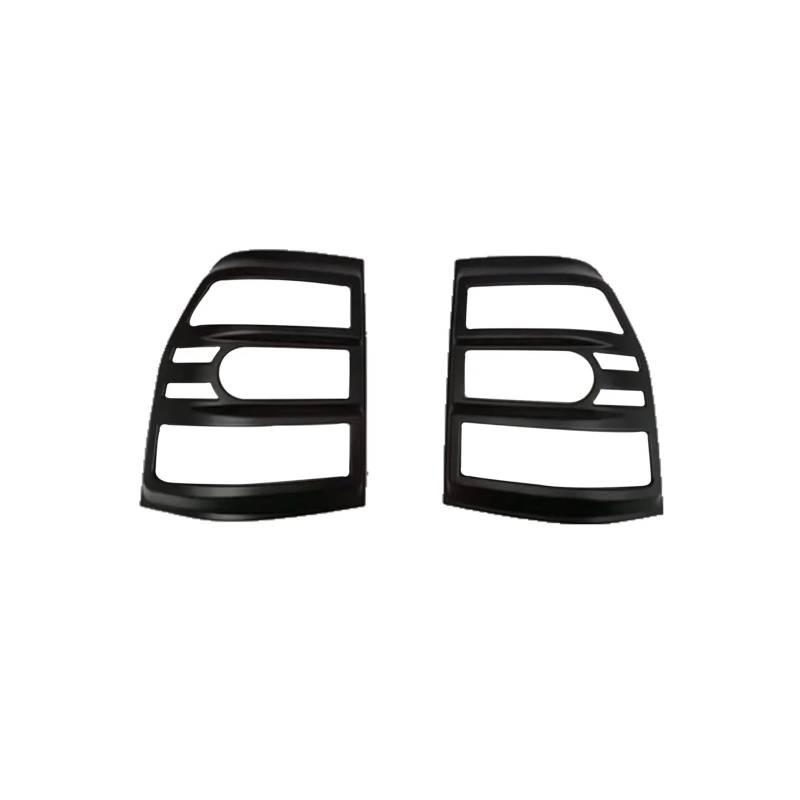 Lanliuhui Store Kompatibel mit Montero V97V93 Kompatibel mit Pajero 4 Modifizierte Rücklichtabdeckung Dekorativer Rahmen Heckscheinwerferrahmen Rücklichtschutzabdeckung(Matte black) von YASTOOLS