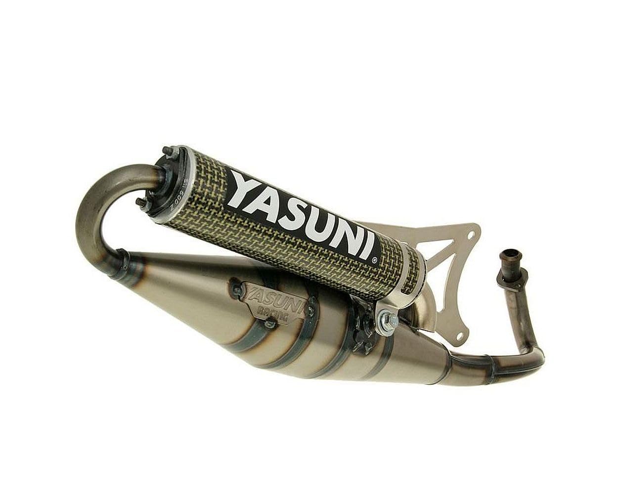 Auspuff YASUNI R Carbon/Aramid für Piaggio Zip Base 50 cc, Fast Rider, RST, Scooter Auspuff YASUNI R Carbon/Aramid für Piaggio Zip Base 50 cc, Fast Rider, RST, Scooter von YASUNI