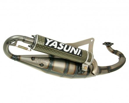 Auspuff YASUNI Scooter R Carbon / Aramid - PEUT Ludix 50 Blaster Typ:L1 von YASUNI