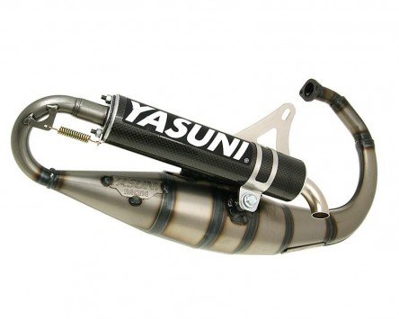 Auspuff YASUNI Scooter R Carbon - ITALJET Pista 50 von YASUNI