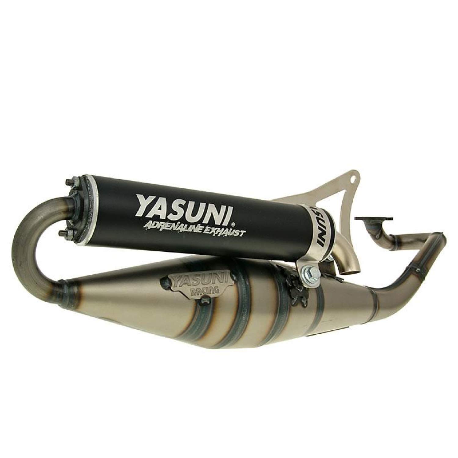 Auspuff YASUNI Scooter Z schwarz - BENELLI K2 50 LC Typ:BA01 von YASUNI
