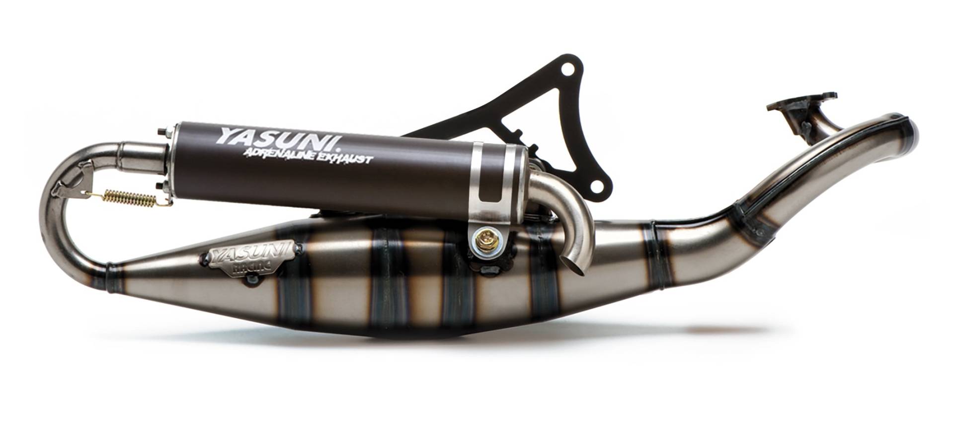 Auspuff Yasuni Scooter R schwarz für Minarelli liegend Auspuff Yasuni Scooter R schwarz für Minarelli liegend von YASUNI