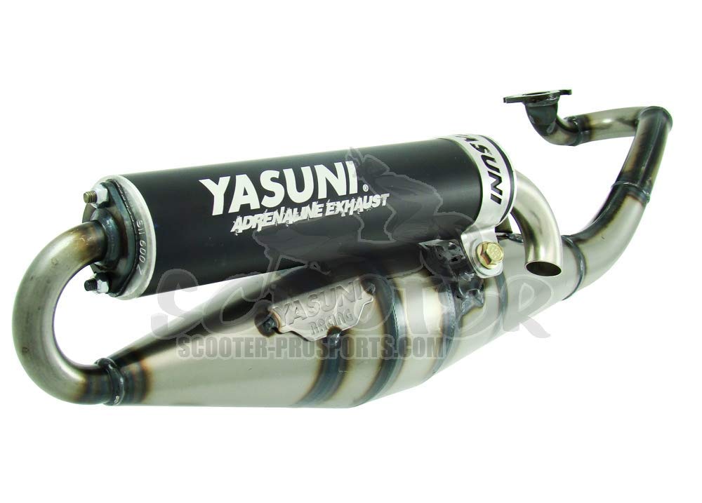 Auspuff Yasuni Scooter Z schwarz für Piaggio von YASUNI