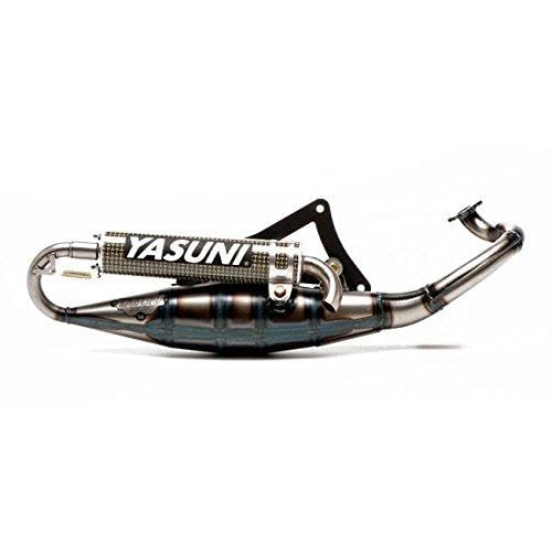 Auspuffanlage Yasuni Scooter R für Derbi Motor /, Aramid Endschalldämpfer, mit ABE E-Gutachten Peugeot, Jetforce C-Tech, Ludix, Speedfight 3 LC 50 Auspuffanlage Yasuni Scooter R für Derbi Motor /, Aramid Endschalldämpfer, mit ABE E-Gutachten Peugeot, Jetforce C-Tech, Ludix, Speedfight 3 LC 50 von YASUNI