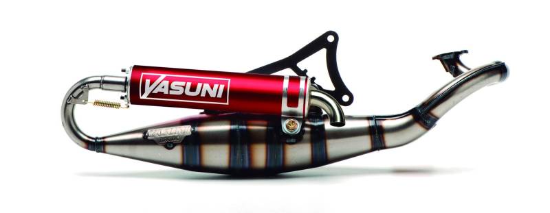 Motodak Topf Roller Yasuni R Anpass. Nitro/Aerox / Ovetto / Neos / Mach G / Jog R Auspuffanlage Rot von motodak