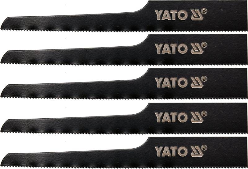 YATO Sägeblattsatz Stichsäge YT-09958 Schnellarbeitsstahl Blisterpack von YATO