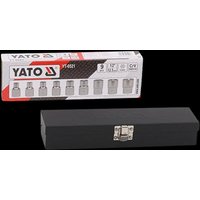 YATO Steckschlüsseleinsatz-Set Chrom-Vanadium-Stahl YT-0521 von YATO