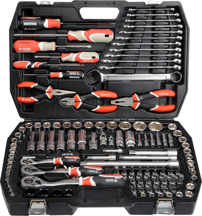 YATO Werkzeugset YT-38881 Werkzeugsatz,Steckschlüsselsatz,Werkzeug Set,Werkzeug Kit von YATO