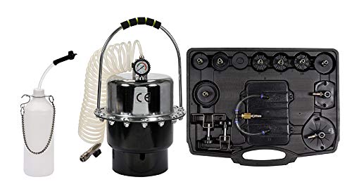 Yato Profi Druckluft-Bremsenentlüfter 5 Liter mit Zubehör, Schlauch und Kupplungen, Druckluft Bremsenentlüfter Bremsen Entlüftungsgerät Werkzeug Yato Profi Druckluft-Bremsenentlüfter 5 Liter mit Zubehör, Schlauch und Kupplungen, Druckluft Bremsenentlüfter Bremsen Entlüftungsgerät Werkzeug von YATO