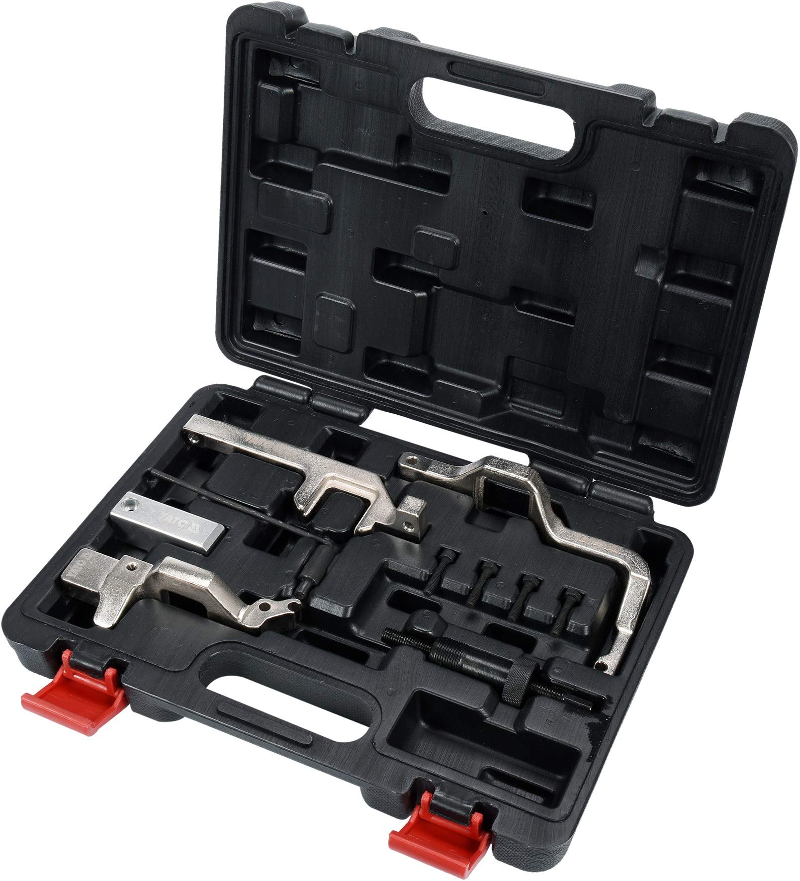 Yato Profi Nockenwellen Arretierwerkzeug 10 TLG. für BMW Mini Cooper R55 R56 N12 N14 PSA Citroen C4 Peugeot 207 308 Nockenwellen Arretiertiersatz Arretierung Werkzeug Yato Profi Nockenwellen Arretierwerkzeug 10 TLG. für BMW Mini Cooper R55 R56 N12 N14 PSA Citroen C4 Peugeot 207 308 Nockenwellen Arretiertiersatz Arretierung Werkzeug von YATO