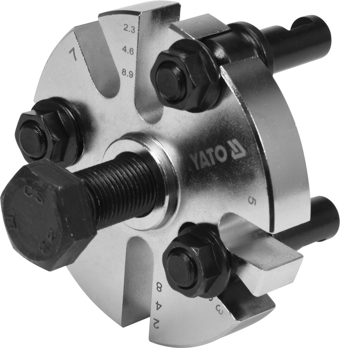 Yato Profi Universal Zahnriemenrad-Abzieher Satz | 60-90mm | CRV | 3 Arme | Nockenwellenrad Abzieher Nockenwelle Yato Profi Universal Zahnriemenrad-Abzieher Satz | 60-90mm | CRV | 3 Arme | Nockenwellenrad Abzieher Nockenwelle von YATO