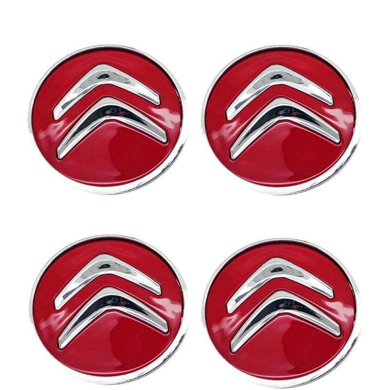 4 Stück Felgendeckel für Citroen C-Zero 2009-2020 60mm, Nabenkappen Radnabenkappen Wasserdicht Staubdicht Radzierblende,B von YAWEIFEN