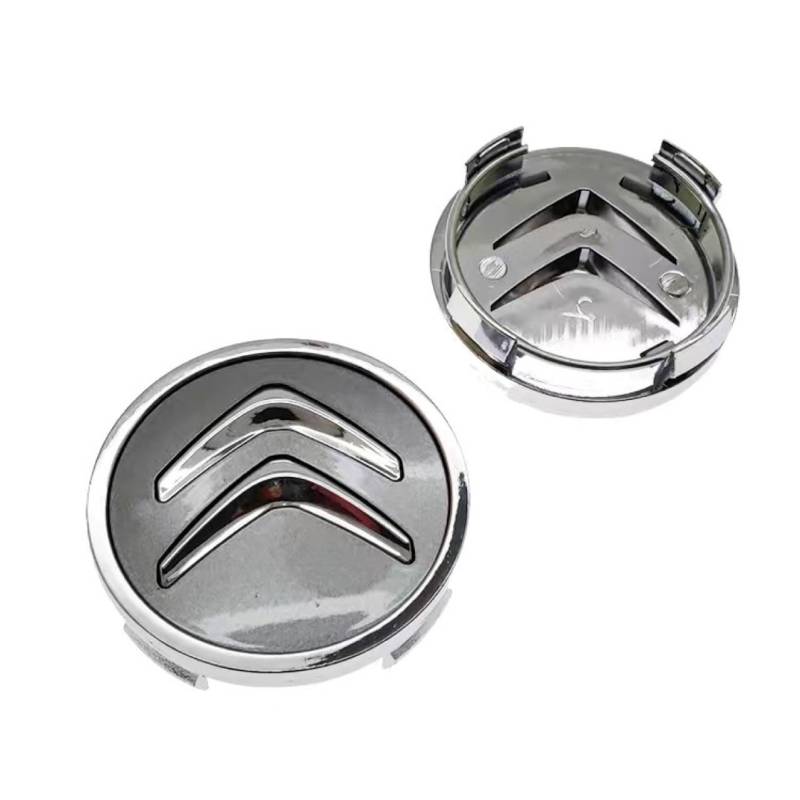 4 Stück Felgendeckel für Citroen C4 II Picasso 2013-2016 60mm, Nabenkappen Radnabenkappen Wasserdicht Staubdicht Radzierblende,D von YAWEIFEN