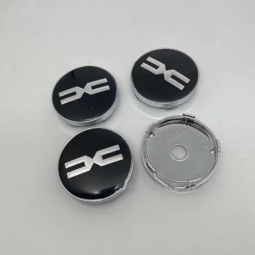 4 Stück Felgendeckel für Dacia Duster 2010-2021 2022 2023 2024 2025 60mm, Nabenkappen Radnabenkappen Wasserdicht Staubdicht Radzierblende,C von YAWEIFEN