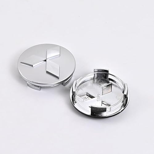 4 Stück Felgendeckel für Mitsubishi Eclipse Cross 2018-2023 60mm, Nabenkappen Radnabenkappen Wasserdicht Staubdicht Radzierblende,B von YAWEIFEN