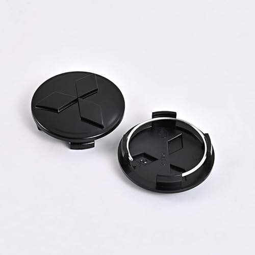4 Stück Felgendeckel für Mitsubishi Outlander 2007-2021 60mm, Nabenkappen Radnabenkappen Wasserdicht Staubdicht Radzierblende,C von YAWEIFEN