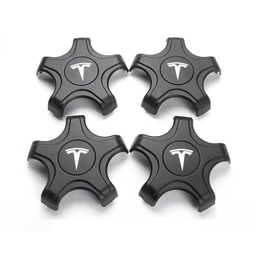 4 Stück Felgendeckel für Tesla Model 3 175mm, Nabenkappen Radnabenkappen Wasserdicht Staubdicht Radzierblende,A von YAWEIFEN