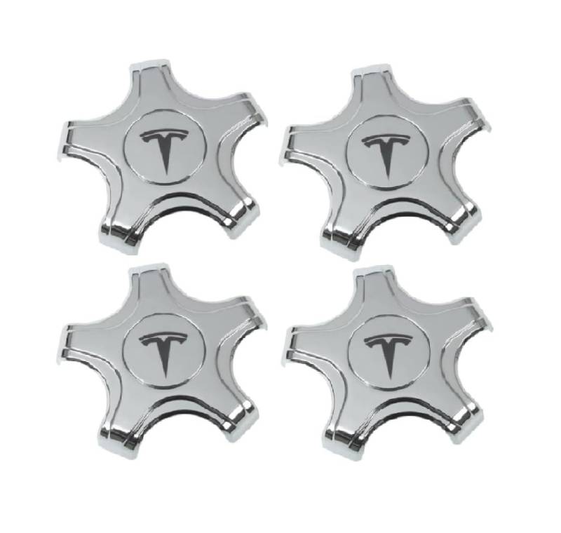 4 Stück Felgendeckel für Tesla Model 3 175mm, Nabenkappen Radnabenkappen Wasserdicht Staubdicht Radzierblende,D von YAWEIFEN