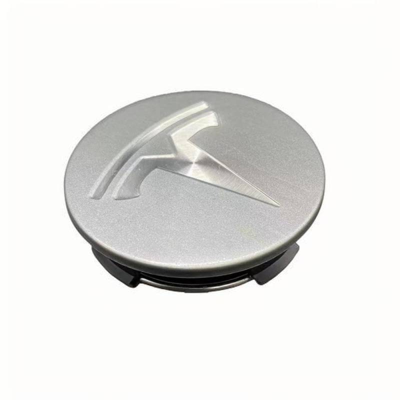 4 Stück Felgendeckel für Tesla Model 3 2023-56mm, Nabenkappen Radnabenkappen Wasserdicht Staubdicht Radzierblende,F von YAWEIFEN