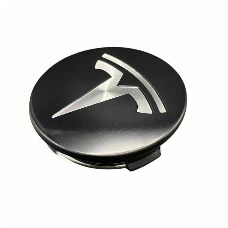 4 Stück Felgendeckel für Tesla Model 3 Highland 2024 56mm, Nabenkappen Radnabenkappen Wasserdicht Staubdicht Radzierblende,B von YAWEIFEN