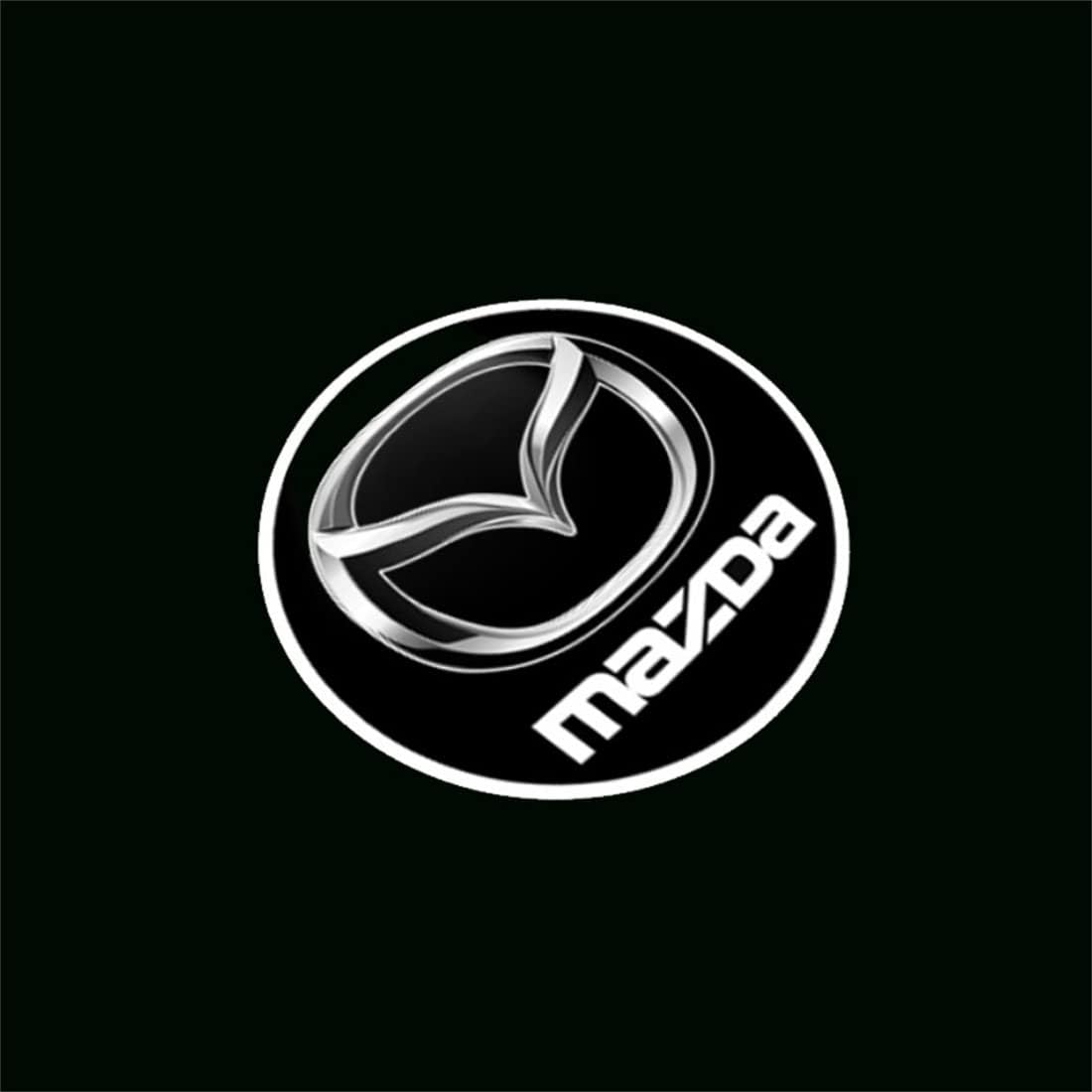 YAZGAN Led Türprojektoren Auto für Mazda 6 04-15, HD Türbeleuchtung Projektor, 2/4 Stück Projektor Einstiegsbeleuchtung Zubehör,C-4 von YAZGAN