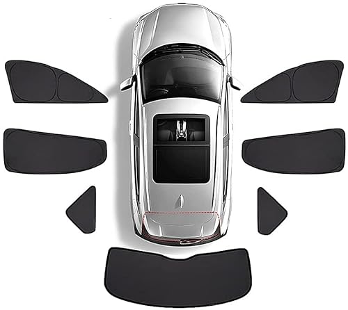 für BMW 4 Series (Four-Door Version) F36 2013-2022 Auto Sonnenschutz Vorhang Fenster Vorhang Magnetisch, Blickdicht zur Privatsphäre, Auto Sonnenblende Wasserdicht,J 6sides1Rear von YAZGAN