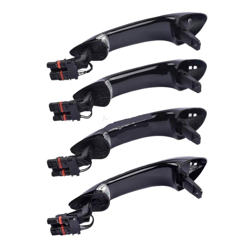 Außentürgriff Für BMW F07 F10 F11 F06 F12 F13 F01 F02 F03 F04 4 PCS Schwarz Vorne Hinten Links Rechts Außentür Griff von YBCVEPQ