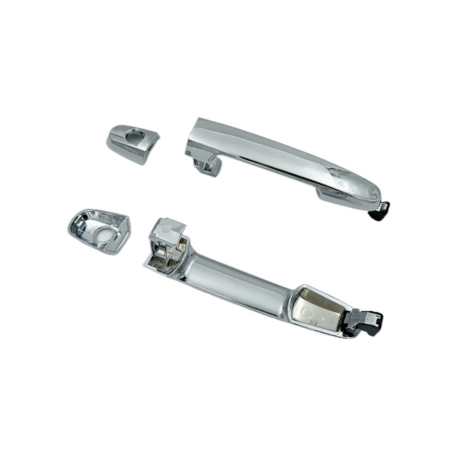 Außentürgriff Für Corolla Für Vigo 2003-2014 Für Yaris Äußere Tür Außen Griff Chrom Vorne Und Hinten Öffnen Catcher(with keyhoel 2pcs) von YBCVEPQ