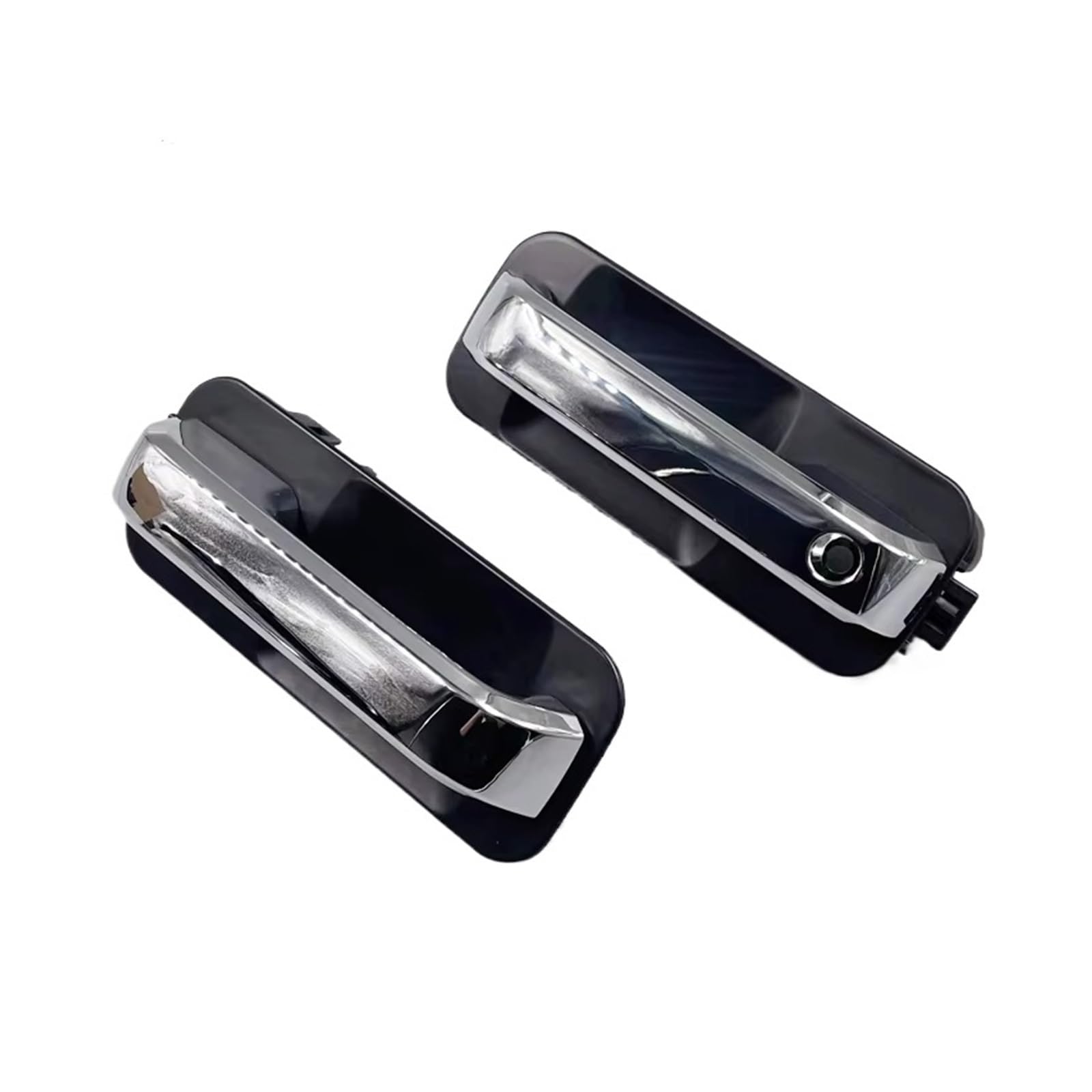 Außentürgriff Für Ford Für F150 2015-2020 Hinten Fahrer Linke Seite Chrom Äußere Griff(1 Pair Front) von YBCVEPQ