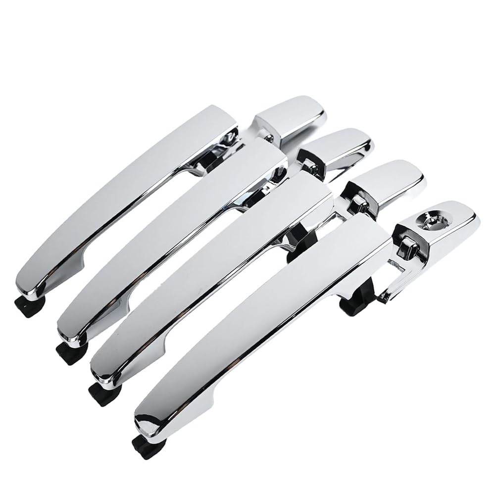 Außentürgriff Für Ford Für Focus 2008 2009 2010 2011 ‎Mattschwarz/Chrom Auto Außentürgriffe Linkslenker Außentürgriff(Chrome) von YBCVEPQ