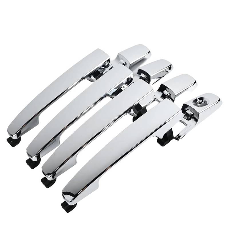Außentürgriff Für Ford Für Focus 2008 2009 2010 2011 ‎Mattschwarz/Chrom Auto Außentürgriffe Linkslenker Außentürgriff(Chrome) von YBCVEPQ