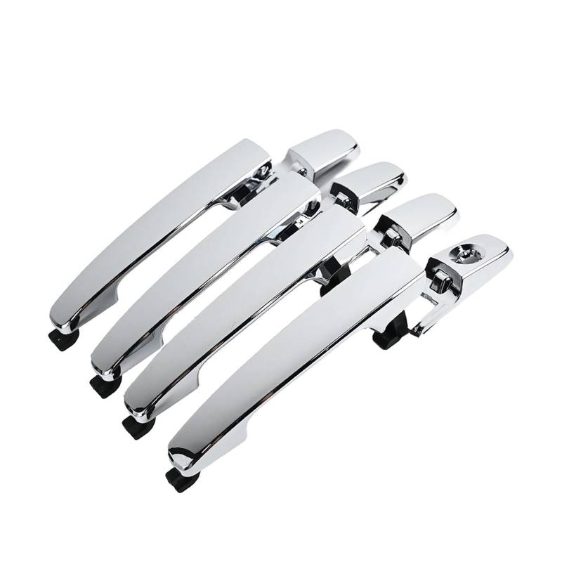Außentürgriff Für Ford Für Focus 2008-2011 4Pcs Außentürgriffe 8S4Z5422404AA 8S4Z-5422404-AA 8S4Z-5422088-CA 8S4Z-54218A14-AA(Chrome) von YBCVEPQ