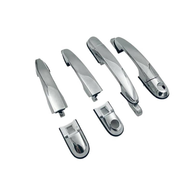 Außentürgriff Für Hyundai Für Tucson 2005-2009 Vordertür Äußere Griff Chrom Hinten Links Und Rechts Tür Öffnen Catcher(1 Lot) von YBCVEPQ