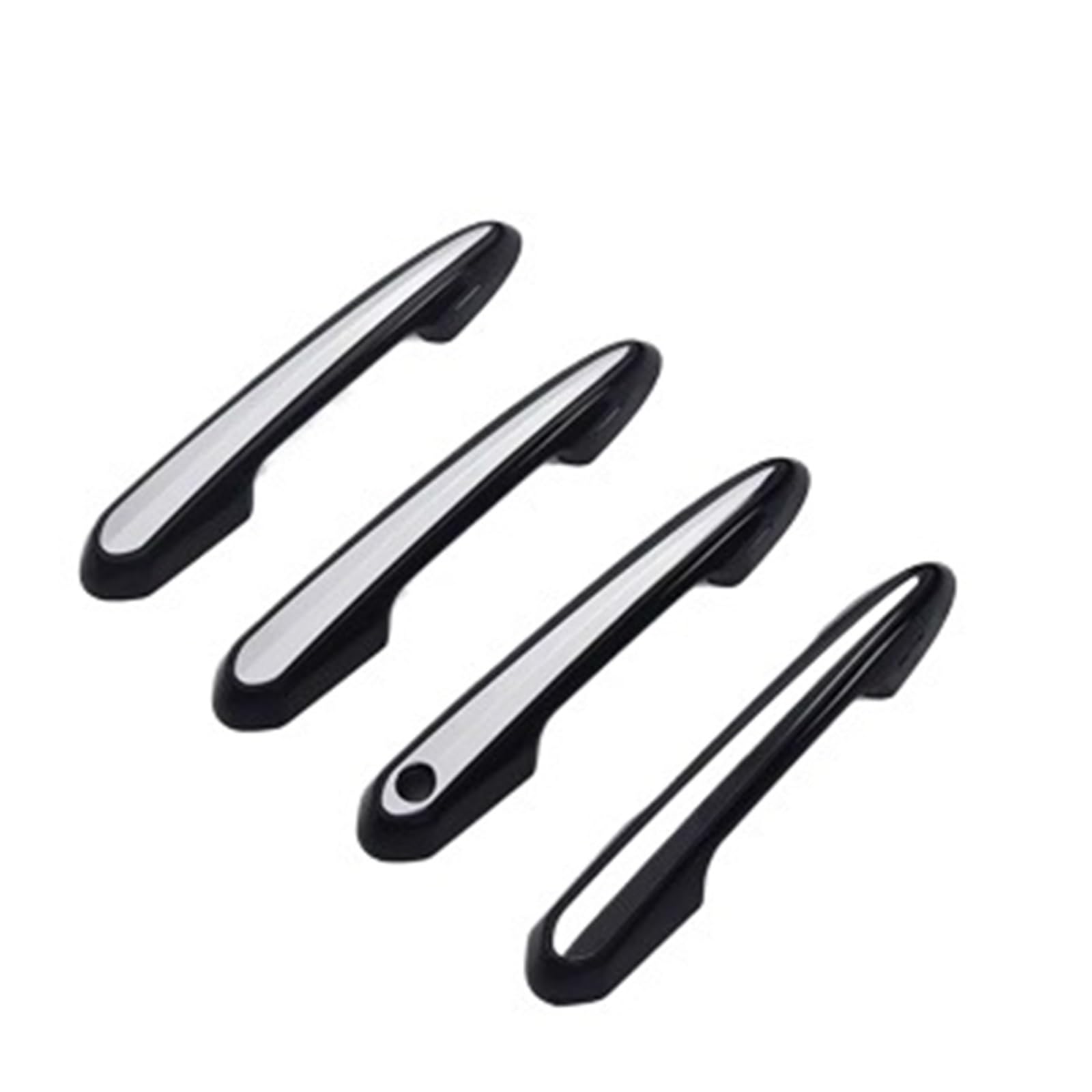 Außentürgriff Für Land Cruiser 300 2024 2021 ABS Chrom Überzug Äußere Tür Griff Ersatz LC300 Außen Zubehör ZX VXR GX GXR(Black) von YBCVEPQ