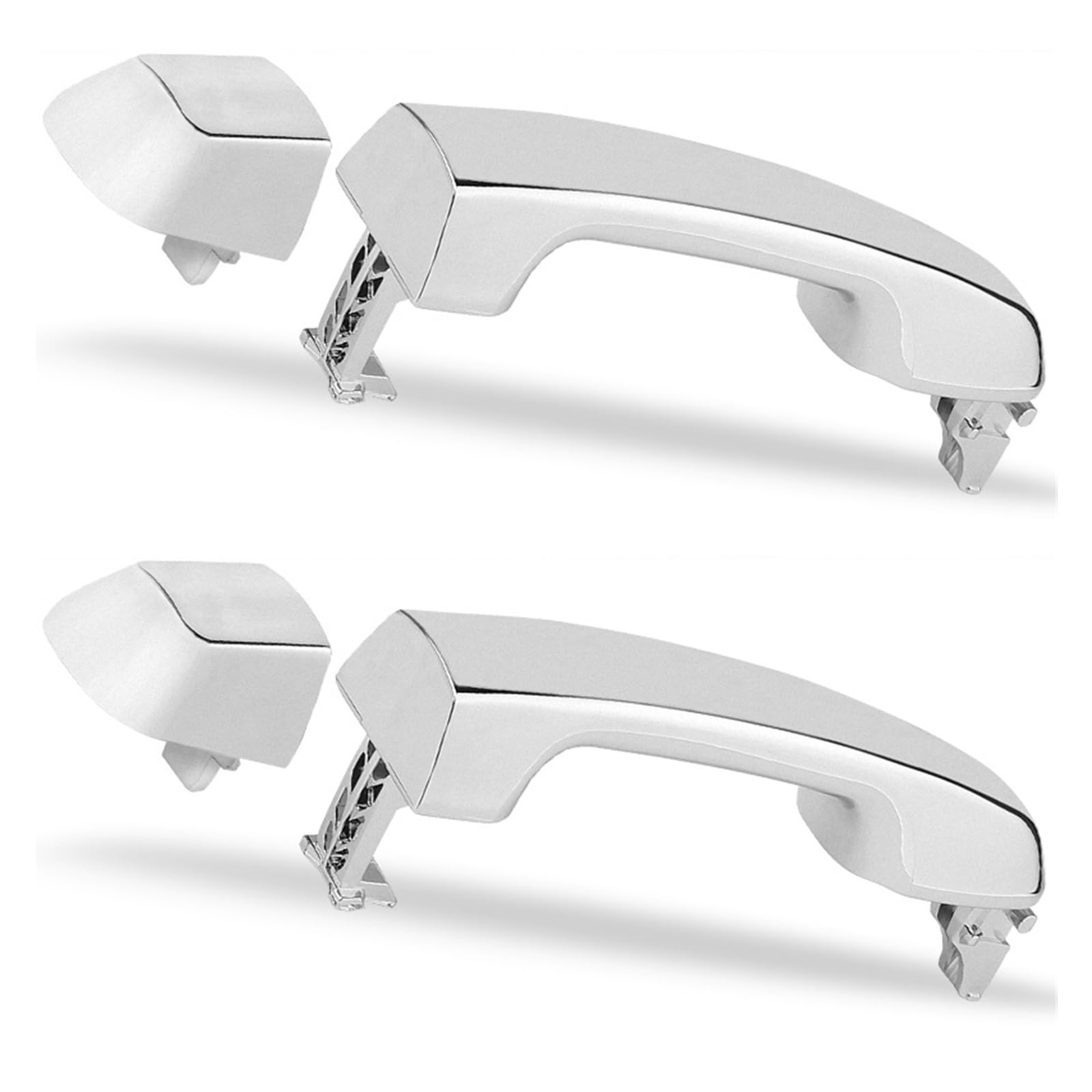 Außentürgriff Für Lexus Für GX460 69211-60090 Hinten Links/Rechts Türgriff Auto Teile Ersetzen(2X Sliver Rear) von YBCVEPQ