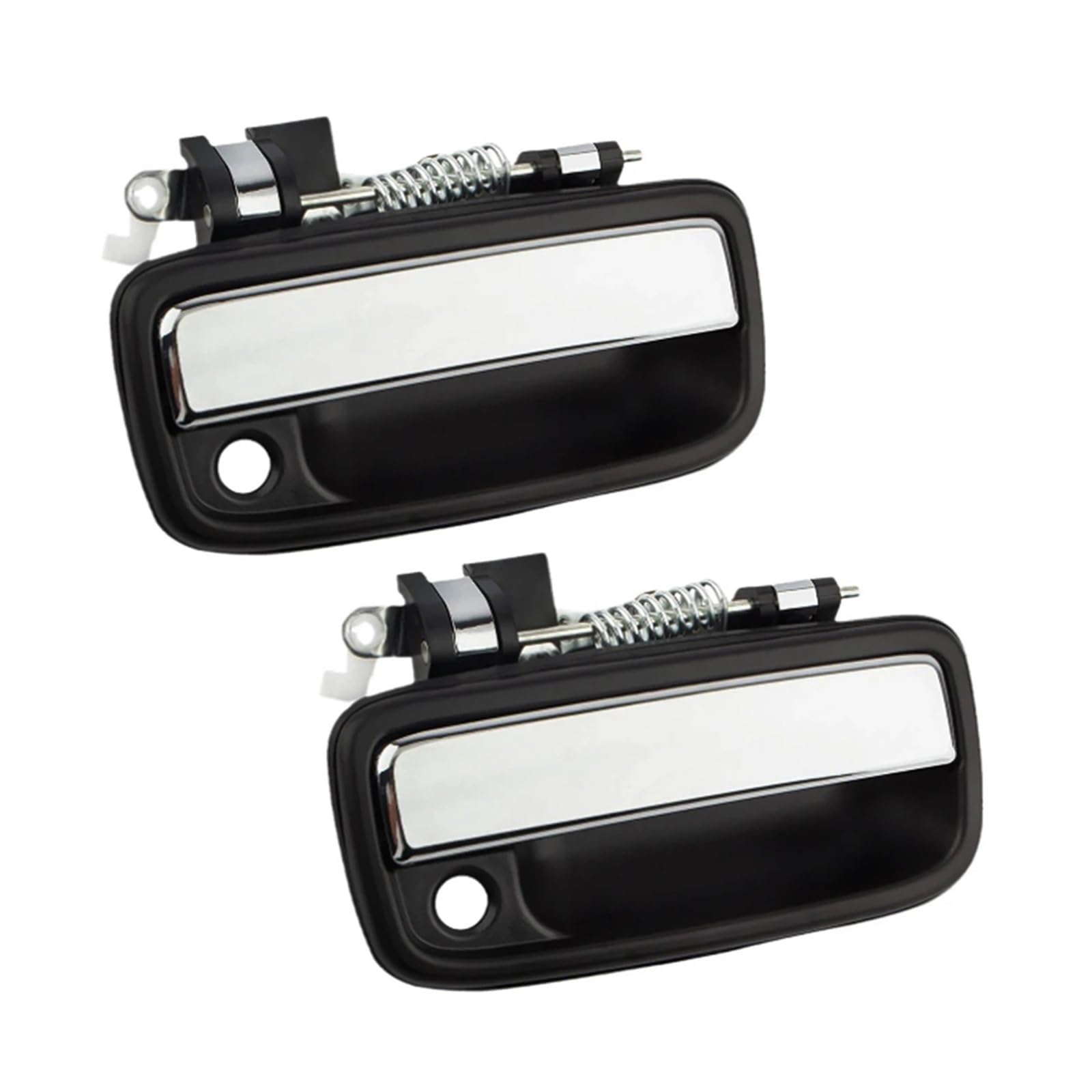 Außentürgriff Für Tacoma 1995-2004 6921035020 6922035020 Chrom Schwarz Außerhalb Außentürgriff Vorne Links/Rechts(2pcs Chrome Black) von YBCVEPQ