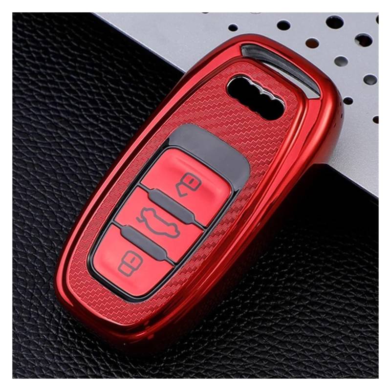 Autoschlüssel Gehäuse Für A4 A1 A3 S4 B7 B8 A6 A5 A7 A8 Q5 S5 S6 Q7 Weiche TPU Auto Fernbedienung Schlüssel Fall Abdeckung Halter Shell Fob Zubehör(XL125V Clear LG) von YBCVEPQ