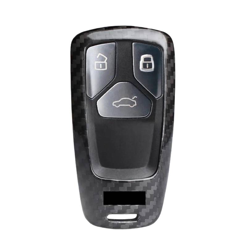 Autoschlüssel Gehäuse Für A4 Für A5 Für TT Für Q7 2016 2017 2018 2019 Kohlefaser-Autofernschlüsselgehäuse Gehäuse Autoschlüsselgehäuse von YBCVEPQ